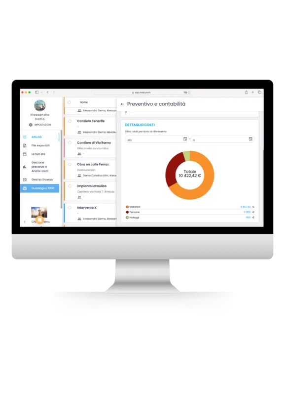Conoce los costos de los servicios en tiempo real y envía el presupuesto al cliente