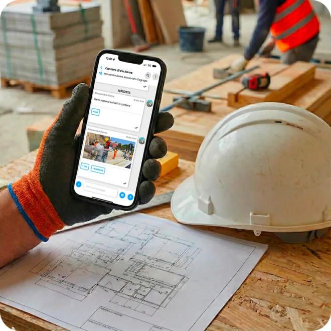 Eliminate Chaos: Manage the construction site easily from your smartphone
