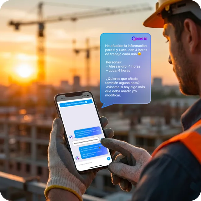 Agente de IA de obra a tu servicio: partes y actas en 60 segundos