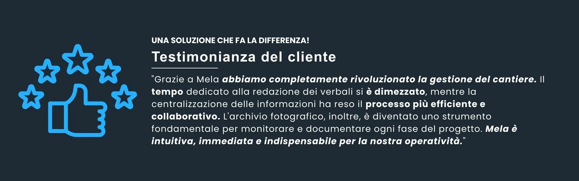 UNA SOLUZIONE CHE FA LA DIFFERENZA 1