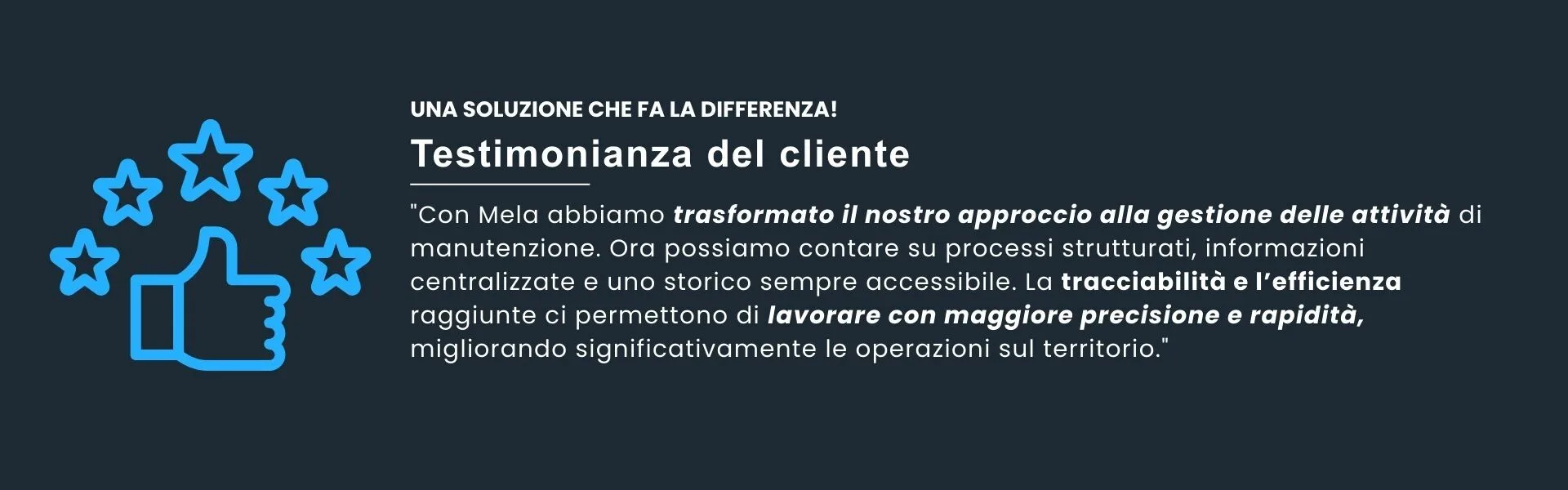 UNA SOLUZIONE CHE FA LA DIFFERENZA 2